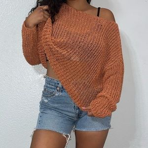 Zara sweater/cropped pullover